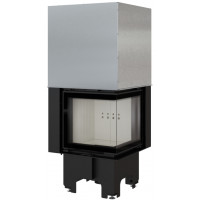 Топка VNP/610/430, Г-образное стекло справа, гильотина (VNP/610/430 черная футеровка)