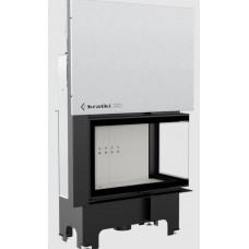 Топка VNP/810/410, Г-образное стекло справа, гильотина (VNP/810/410 черная футеровка)