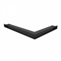 Люфт угловая левая черная 60 (LUFT/NL/60/45S/C)