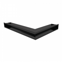Люфт угловая левая черная 90 (LUFT/NL/90/45S/C/SF)