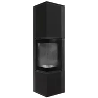 Дровяная печь TORA/L 8 кВт Nero Assoluto (TORA/L, NERO ASSOLUTO, черная футеровка)