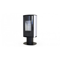 Печь DEFRO HOME ORBIS TOP, 9кВт, белая сталь