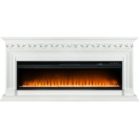 Каминокомплект Valletta 60 - Белый с очагом Vision 60 LED