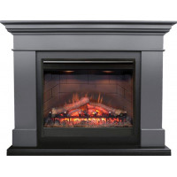 Каминокомплект California Graphite Gray - Серый графит с очагом Symphony 26 DF2608-INT