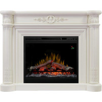 Каминокомплект Manor - Белый дуб с очагом Symphony 26 DF2624L-INT
