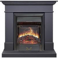 Каминокомплект California SFT (Разборный) - Серый графит с очагом Majestic FX Black