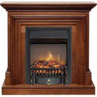 Каминокомплект Bradford - Орех с очагом Fobos FX M Black