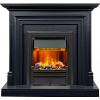 Каминокомплект Bradford - Серый графит с очагом Brookline Black