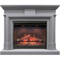 Каминокомплект Coventry Gray - Серый с очагом Symphony 26 DF2608-INT