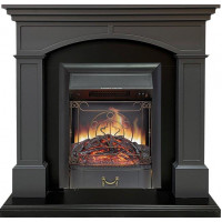 Каминокомплект Langford - Серый графит с очагом Majestic FX Black