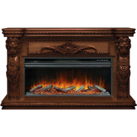 Каминокомплект Windsor 42 - Темный дуб с очагом Vision 42 LOG LED