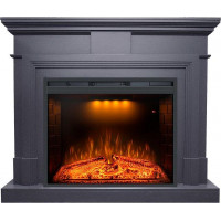 Каминокомплект Coventry Graphite Grey - Серый графит с очагом Emerald 28