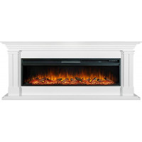 Каминокомплект Lyon 60 - Белый с очагом Vision 60 LOG LED