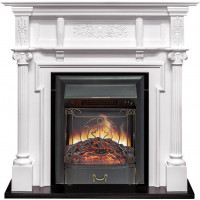 Каминокомплект Oxford - Белый с очагом Majestic FX Black