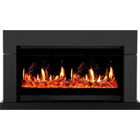 Каминокомплект Lindos Graphite Grey (Ширина 1470мм) с очагом 5D V-ART 40