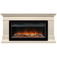Каминокомплект California  - Слоновая кость (Высота 860) с очагом Vision 42 LOG LED
