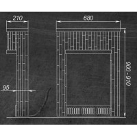 Портал Малютка ПФ (Россо Леванте наборный)