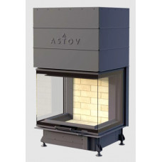 Стальная Каминная топка Astov (Астов) П3С 7057 3D, шибер