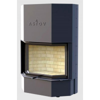 Стальная Каминная топка Astov (Астов) ПП 8857 шсп, шибер
