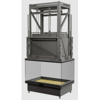 Стальная каминная топка Astov (Астов) П4С 12080 тёмная-керамика